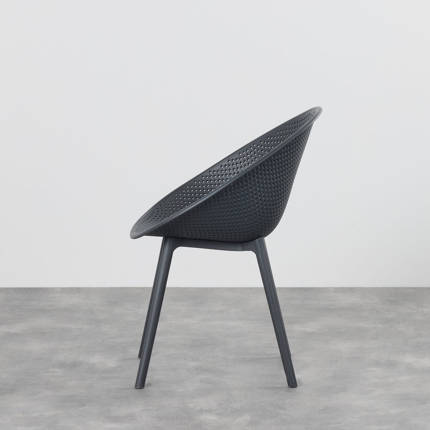 Chaise de salle à manger Skye - Noir et gris