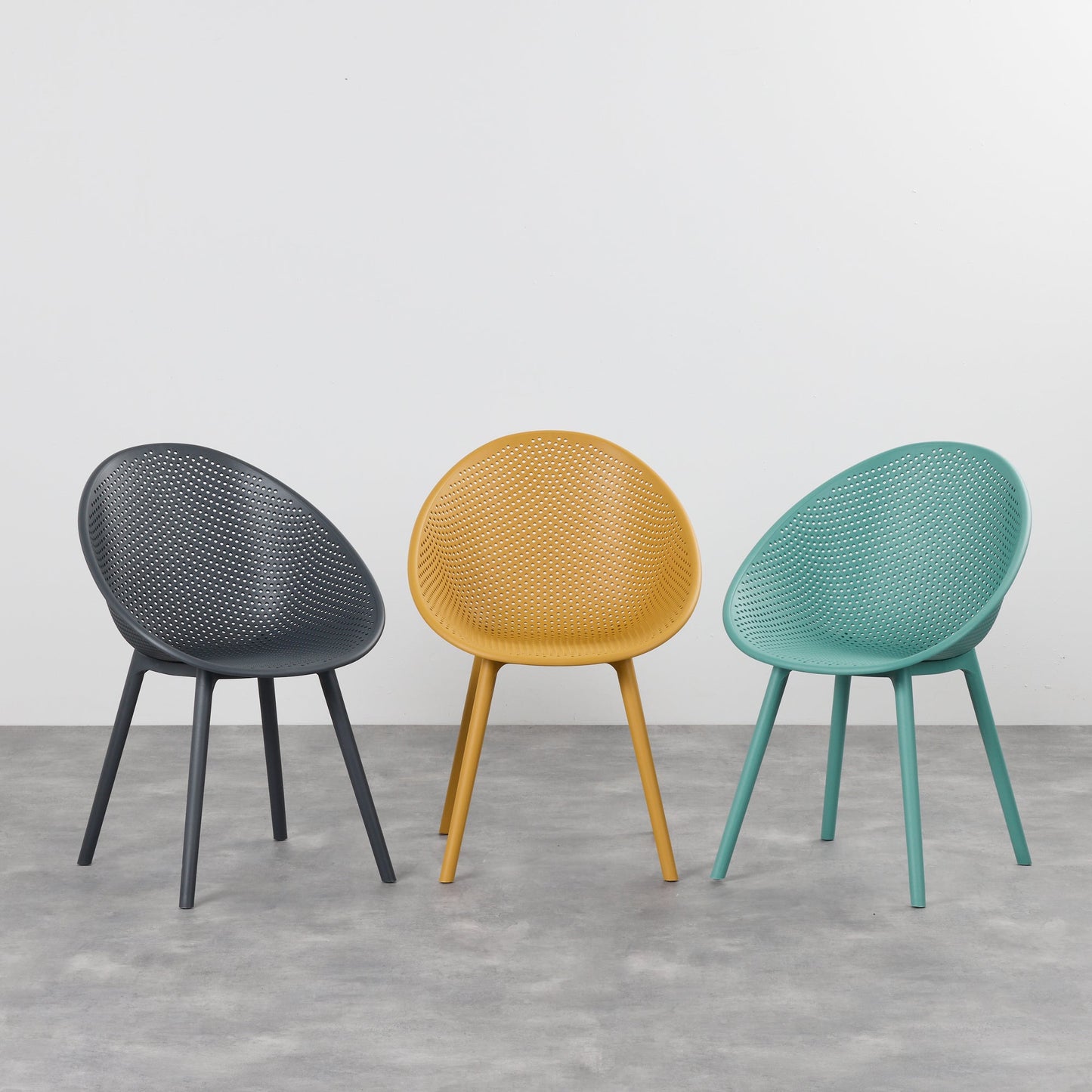 Chaise de salle à manger Skye - Noir et gris