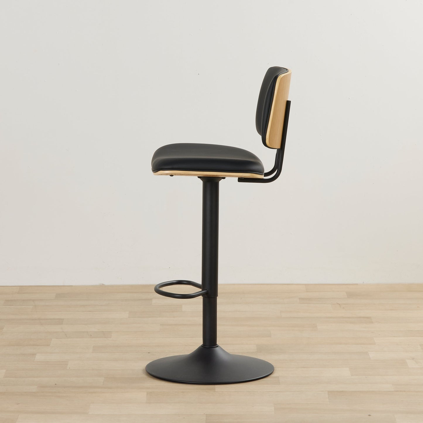 Tabouret de bar Hinton - Noir/Noir