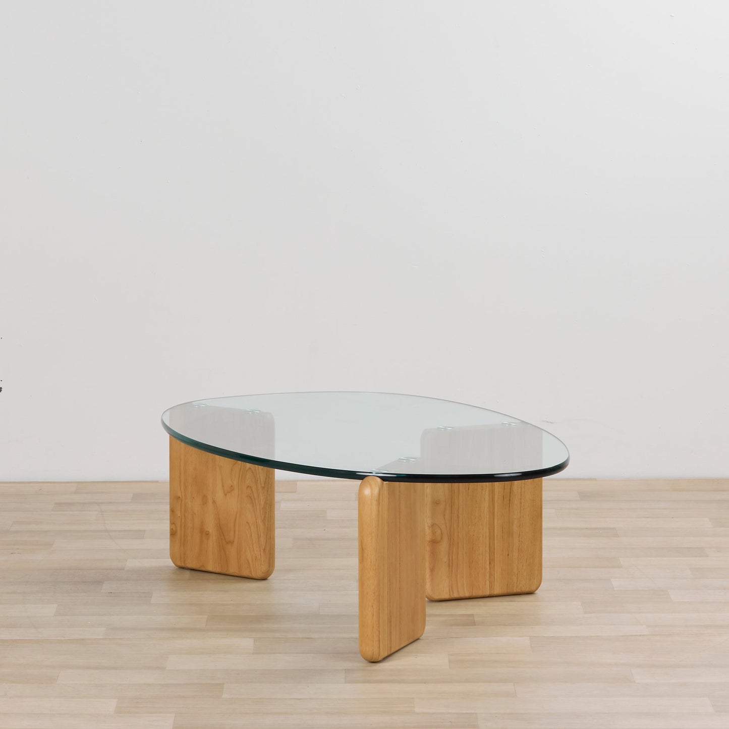 Table basse Pascal - Naturel/Verre