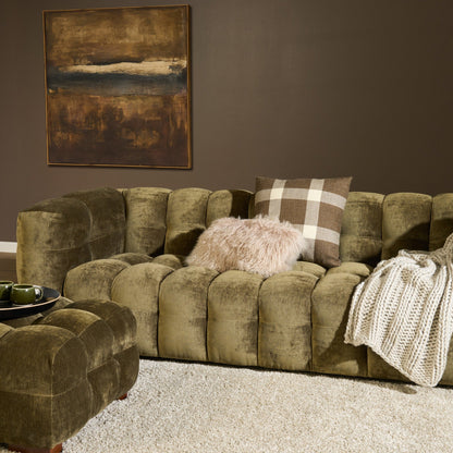 Canapé 3 places Tiber - Vert olive