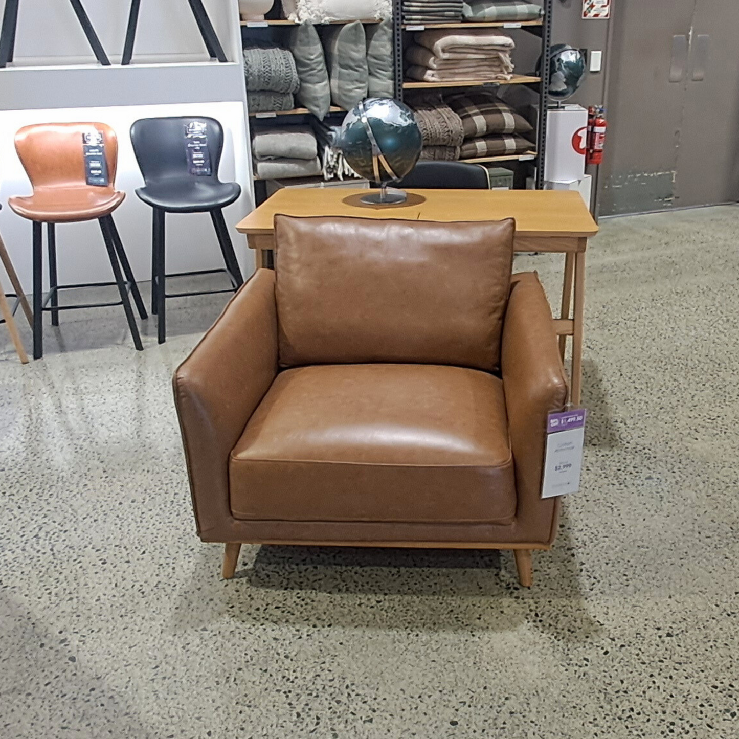 Fauteuil Colton - Beige - Modèle d'exposition