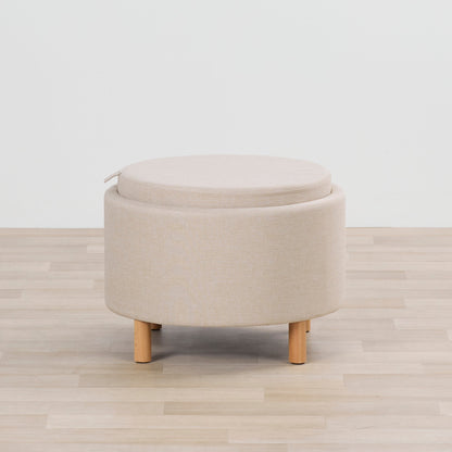 Pouf à plateau Maxi - Naturel