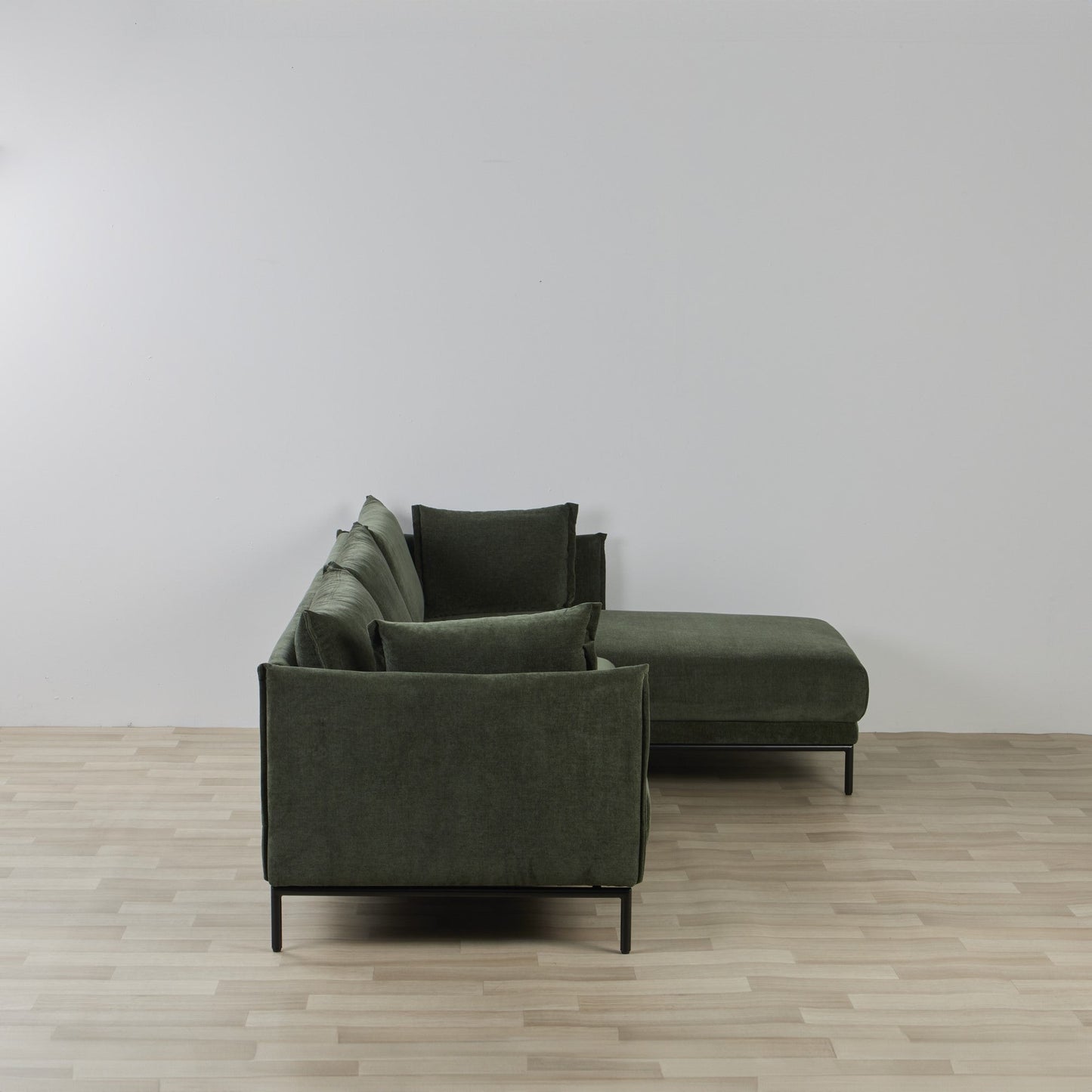 Canapé méridienne 3 places Lugo RH - Forêt