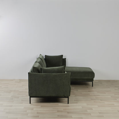 Canapé méridienne 3 places Lugo RH - Forêt