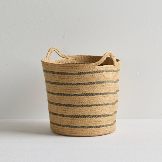 Panier Beren - Grand - Naturel/Marron