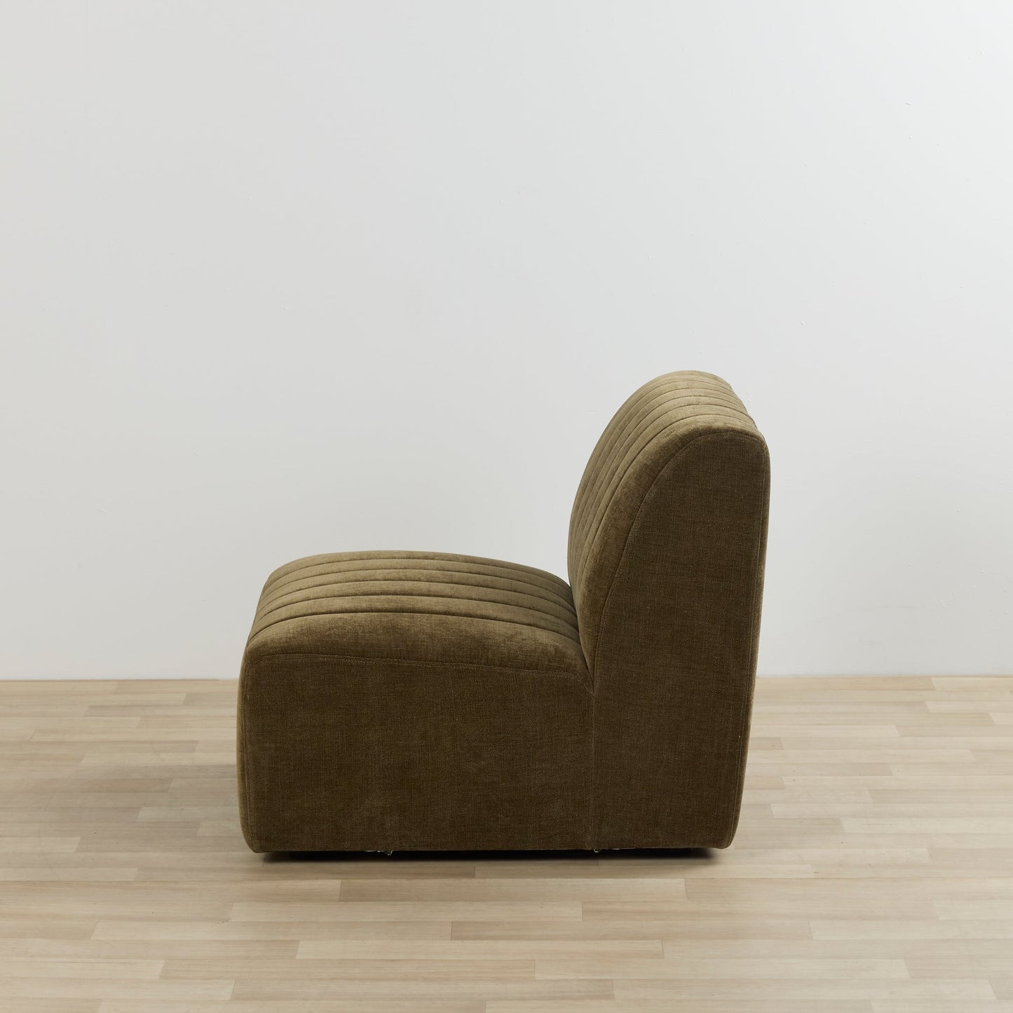 Canapé-lit modulaire Acadia 1,5 place sans accoudoirs - Kaki