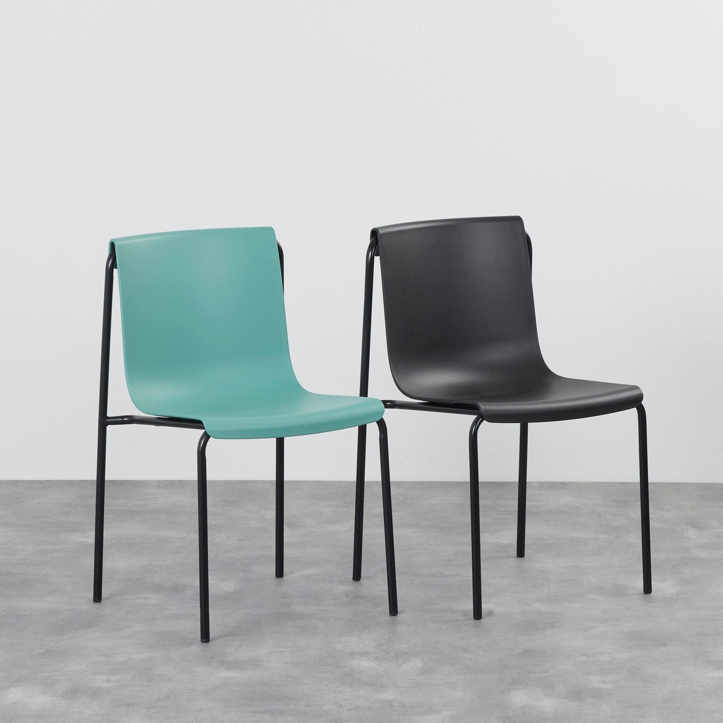 Chaise de salle à manger Peyton - Bleu sarcelle