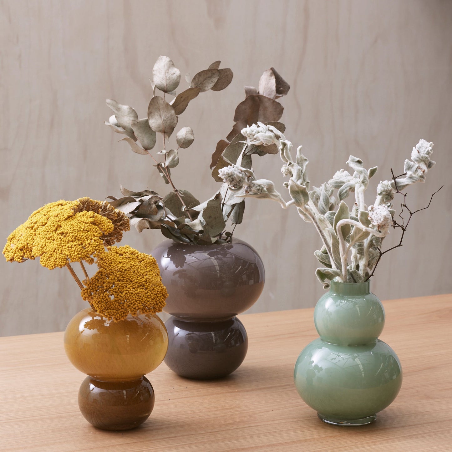 Vase en verre Shroom Glass - Café - grand