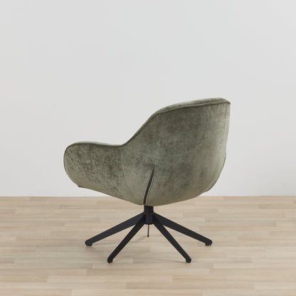 Fauteuil pivotant Brynn - Vert forêt