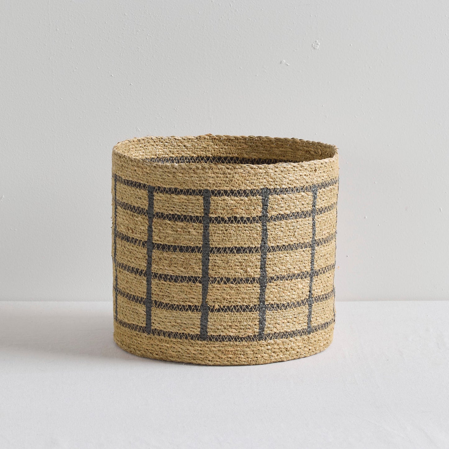 Panier en treillis - Graphite/Naturel - Moyen