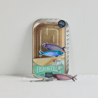 Fish n Clips - Ensemble de 4 pinces à sacs