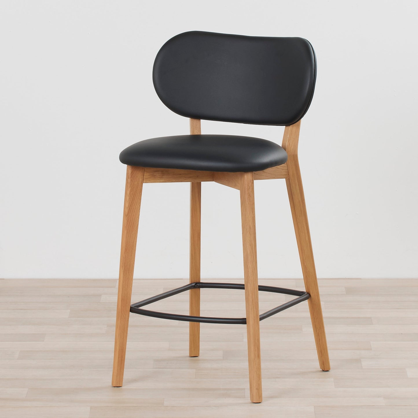 Tabouret de bar Briar - Chêne/Noir