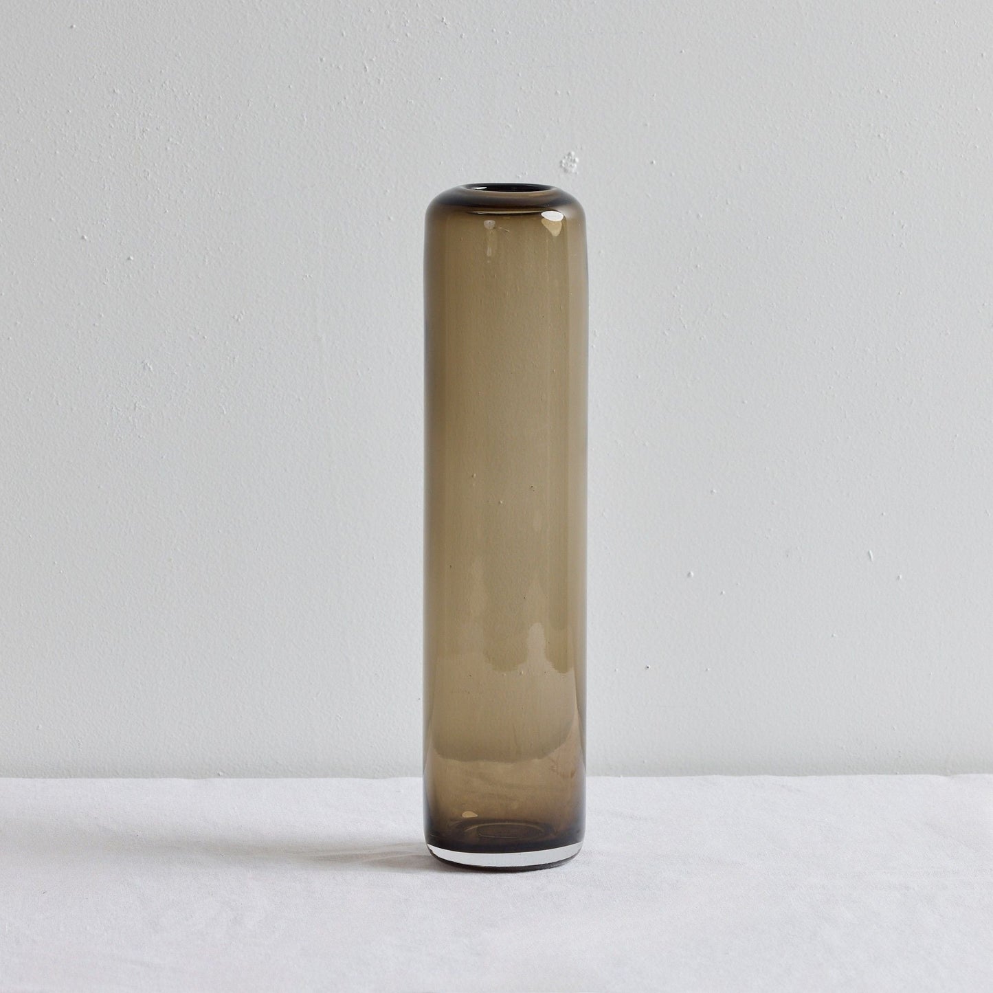 Vase colonne en verre - Haut - Café