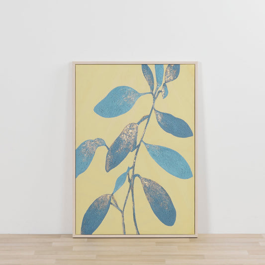 Illustration de branche d'olivier - Jaune