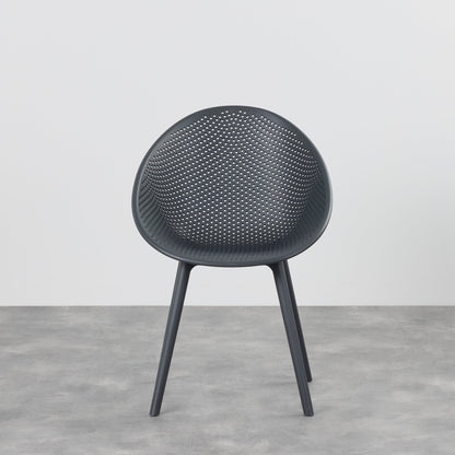 Chaise de salle à manger Skye - Noir et gris