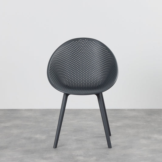 Chaise de salle à manger Skye - Noir et gris