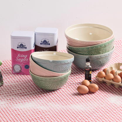 Bol mélangeur Fleurs sauvages - Bleu clair - Moyen