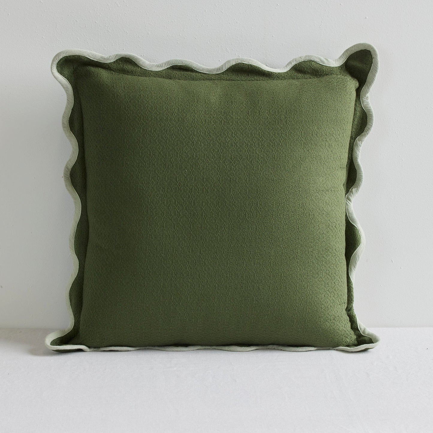 Coussin perle - Vert moyen/Menthe - 50x50cm