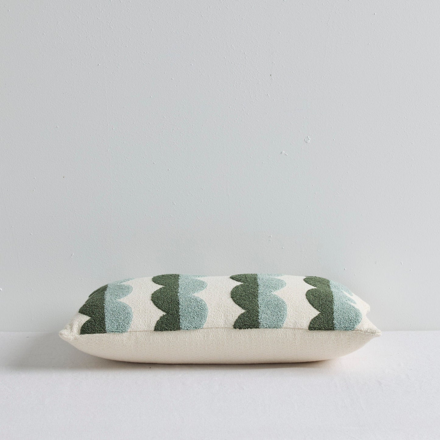 Coussin Effie - Vert moyen/Menthe - 30 x 50 cm