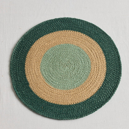 Set de table Petra - Vert foncé/Vert clair