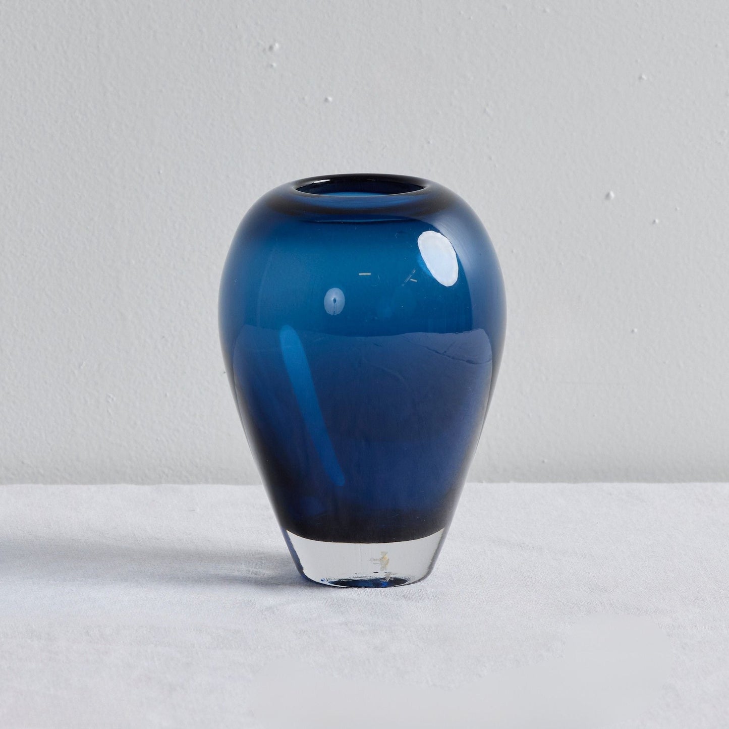 Vase en verre Arez - Bleu/Gris