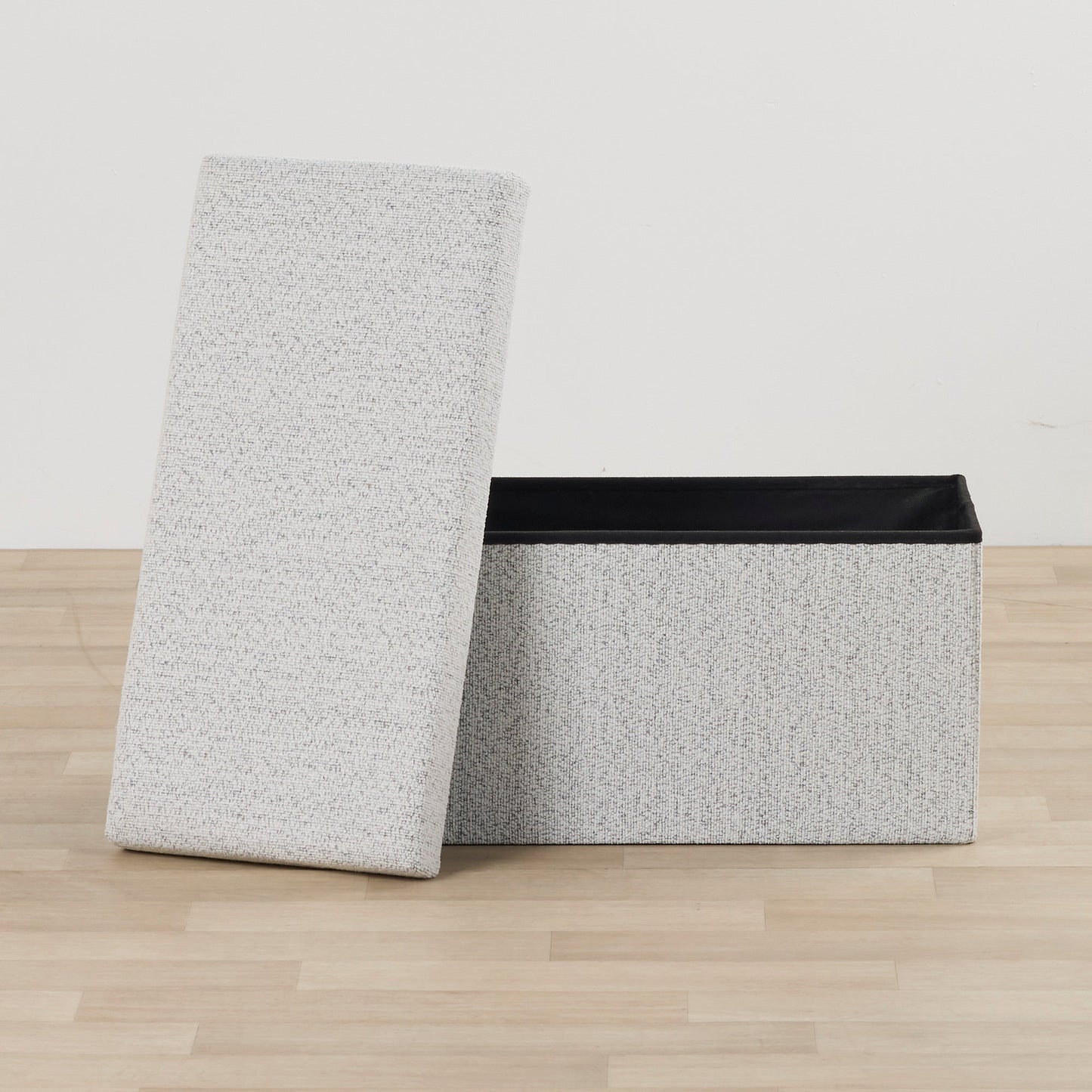 Pouf pliable - Grand - Gris clair