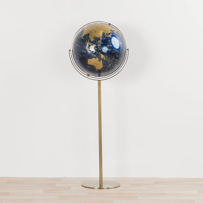 Terra Globe Standing - Minuit/Or
