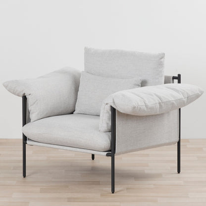 Fauteuil Rupert - Brouillard