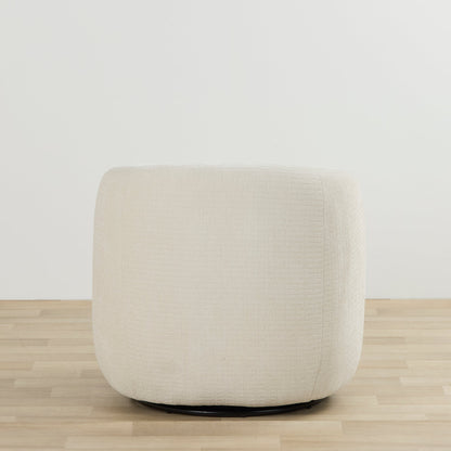Fauteuil pivotant Marana - Crème