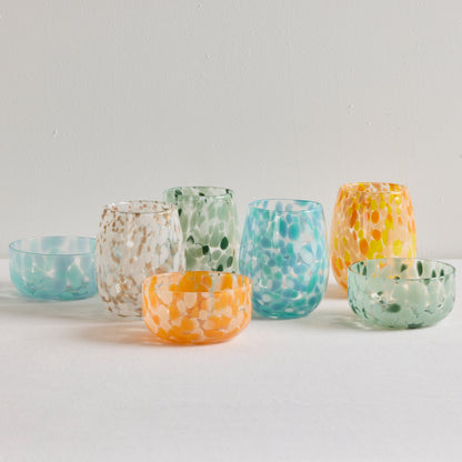 Verre sans pied Vitti - Mélange de melon