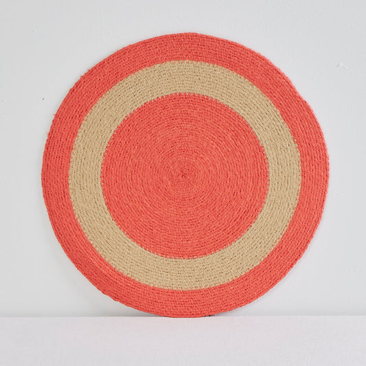 Set de table Petra - Corail/Naturel