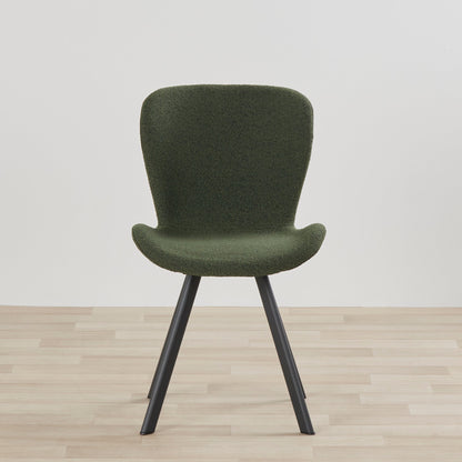 Chaise de salle à manger Sala - Noir/Vert