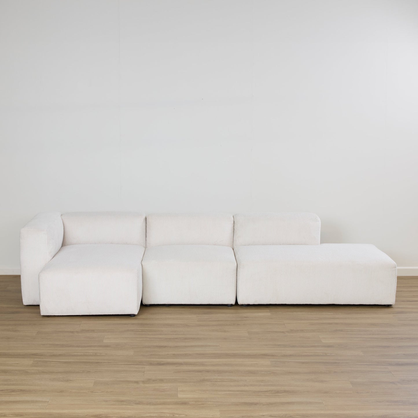 Méridienne gauche Finnian 2 places - Blanc cassé