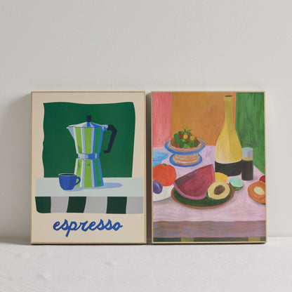 Impression pour machine à expresso