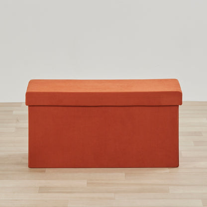 Pouf Foldit - Grand - Orange brûlé