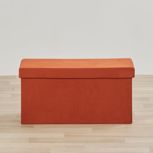 Pouf Foldit - Grand - Orange brûlé