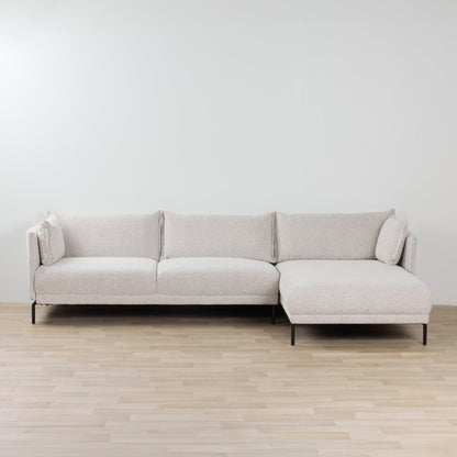 Méridienne Lugo 3 places côté droit - Naturel