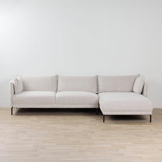 Méridienne Lugo 3 places côté droit - Naturel