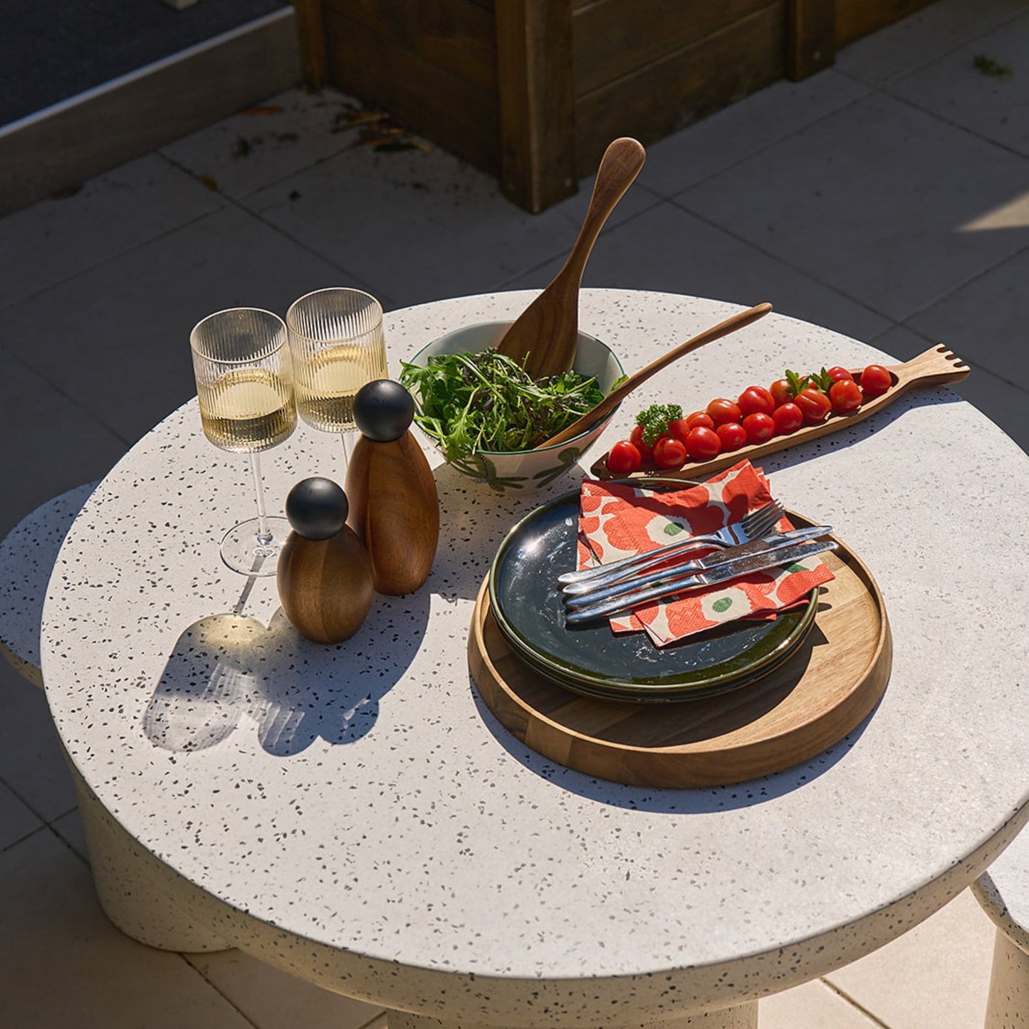 Planche ronde Inge - Acacia