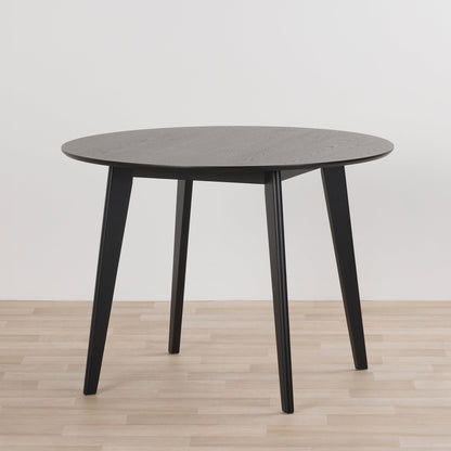 Table de salle à manger ronde Whitby - Noire - 105 cm