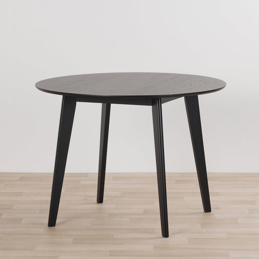 Table de salle à manger ronde Whitby - Noire - 105 cm