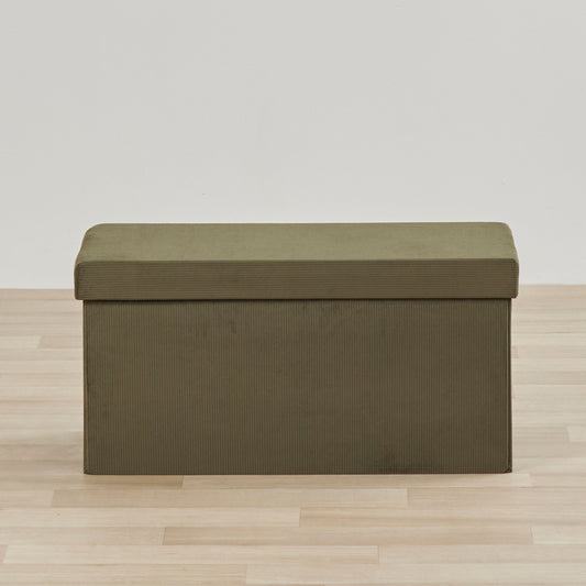 Pouf Foldit - Grand - Vert olive