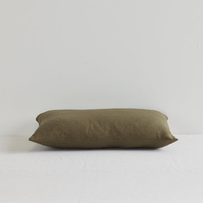 Coussin en lin Jasper - Mousse - 30 x 50 cm