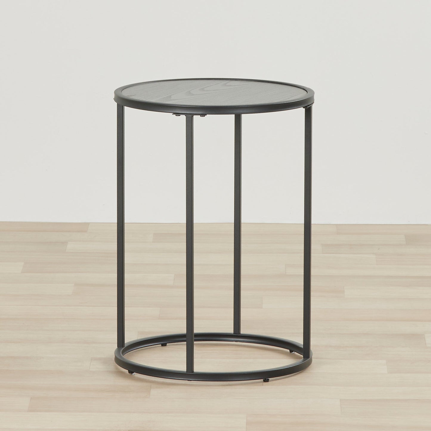 Table d'appoint Eliot - Ronde - Noire