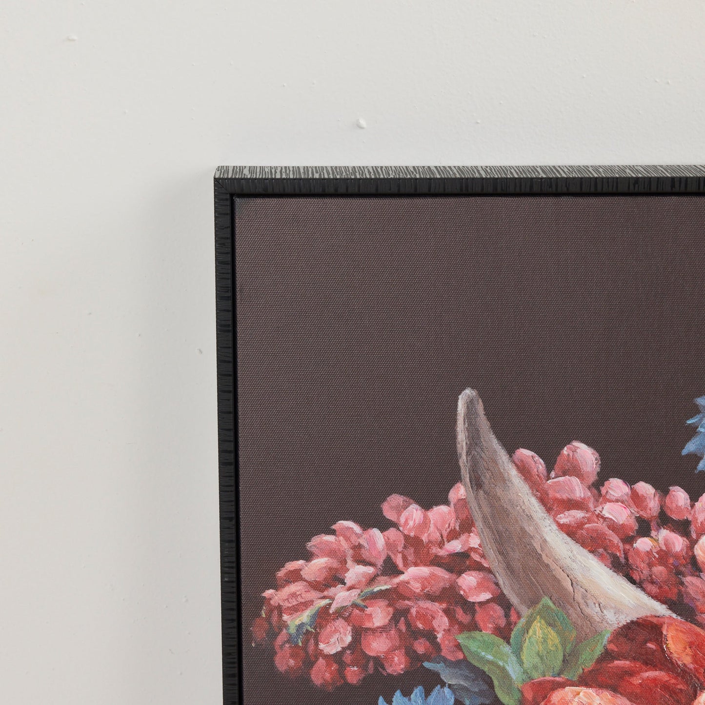 Illustration de vache fleurie