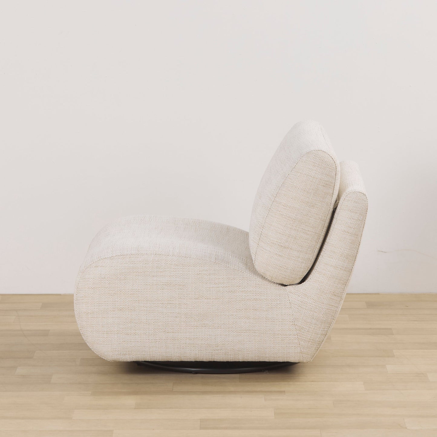 Fauteuil pivotant Sashka - Naturel