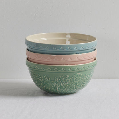 Bol mélangeur Fleurs sauvages - Bleu clair - Moyen