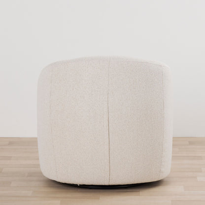 Fauteuil pivotant Lexie - Crème