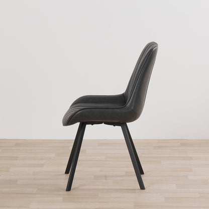 Chaise de salle à manger Tanner - Noire